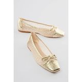 Kadın Babet File Detaylı Fiyonklu Siluna Altın