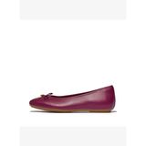 Kadın Babet HX8-288/A69/B41 FitFlop DELICATO BOW SOFT LEATHER BALLET FLATS