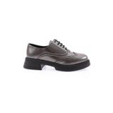 Kadın Bağcıklı M Model Oxford Ayakkabı Platin Rolax 211521097