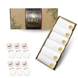 Kadın Bambu Patik Çorap – 6 Çift, Dikişsiz, Nefes Alır, Kaymaz Yapı – Hediye Kutulu Set (beyaz)