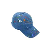 Kadın Baseball Şapka Ayarlanabilir Basic Kep Şapka Yazlık Plaj Şapkası Günlük Spor Cap (Lacivert Lekeli)