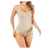 Kadın Bej Çıtçıtlı Body Korse 9016, Ten, S