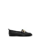 Kadın Bej Tokalı Deri Maskülen Loafer 26PFD200018