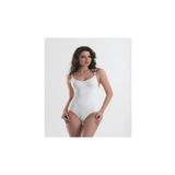 Kadın Beyaz Ayar Askılı Çıtçıtlı Body Korse 1135