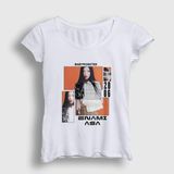 Kadın Beyaz Camera Enami Asa Babymonster T-Shirt 591133TT - XL
