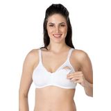 Kadın Beyaz Modal Cotton Emzirme Sütyeni, 90B, HW1421MI-869SC0318231
