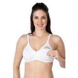 Kadın Beyaz Modal Cotton Emzirme Sütyeni, 90B, HW1421MI-89D0018319261