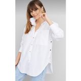 Kadın Beyaz Oversize Gömlek