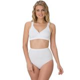 Kadın Beyaz Yüksek Bel Dikişsiz Slip Külot Korse, L, 1-ZAD-6922-869SL00020644