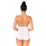 Kadın Beyaz Yüksek Kose Bel Pop Up Dolgıun Gösteren Slip Pop Up Külot, L, B2005MI-19804IGP27191146
