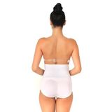Kadın Beyaz Yüksek Kose Bel Pop Up Dolgıun Gösteren Slip Pop Up Külot, S, B2005MI-19804IGP27191144