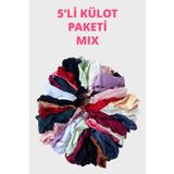Kadın Bikini Külot Brezilya Külot Tanga Külot Karma Paket 5'li