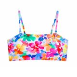 Kadın Bikini Üstü Çıkarılabilir Askısız Bandeau Bikini Üstü Hortum Üst Mayo Üst Kadın (, Pembe., L