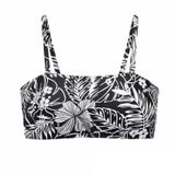 Kadın Bikini Üstü Çıkarılabilir Askısız Bandeau Bikini Üstü Hortum Üst Mayo Üst Kadın (, Siyah, L