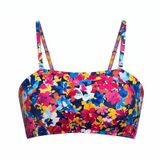 Kadın Bikini Üstü Çıkarılabilir Askısız Bandeau Bikini Üstü Hortum Üst Mayo Üst Kadın (, Wassermelonenrot, L