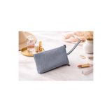 Kadın Bilek Askılı Clutch Çanta – Fermuarlı Küçük El Çantası Gri