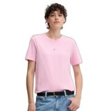 Kadın Bisiklet Yaka Kısa Kol Rahat Kesim Kahverengi T-Shirt WW0WW45626-GWA
