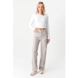 Kadın Bol Kesim Carpenter Jeans Gri 40