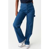 Kadın Bol Kesim Carpenter Jeans Koyu Mavi 36