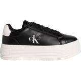 Kadın Bold Flatf Low Lace Lth Sneakers - Siyah