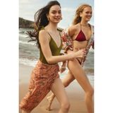 Kadın Bordo İnce İpli Bikini Altı