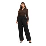 Kadın Boru Paça Kumaş Pantolon BGL-ST05386