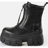 Kadın Bot 1622350 Buffalo GOSPHER ZIP BOOT - VEGAN NAPPA - Black