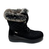 Kadın Bot 6305R 41J Jacalu textile upper and leather-Pu sole Black