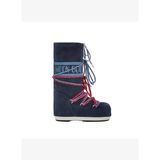Kadın Bot 80D1403050-F017 Moon Boot Icon Suede Laces Blue Navy