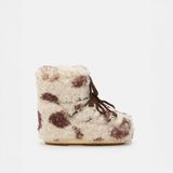 Kadın Bot (Kar) 80D1409690-MM04 Moon Boot Icon Low Curly Cow (36-41) - Renkli