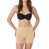 Kadın Boxer Korse, Bel Karın ve Basen Bölgesi Destekli,%60 Polyester%40 Elastan, Lazer Kesim İz Yapmayan Dikişsiz Tasarım (Ten Rengi, Medium)