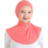 Kadın Boyunluklu Hijab Tesettür Pratik Spor Bone - Açık Pembe - Standart