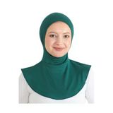 Kadın Boyunluklu Hijab Tesettür Pratik Spor Bone Zümrüt