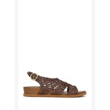 Kadın Bronz Metalik Sandalet 26SFE481132