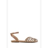 Kadın Bronz Taşlı Sandalet 26SFE450114