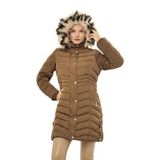 Kadın Büyük Beden Kapüşonlu Spor Mont M5302 BGL-ST03221
