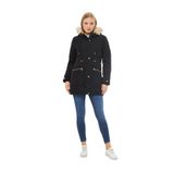 Kadın Büyük Beden Spor Kapüşonlu Mont M5565 BGL-ST03224 SİYAH 4XL