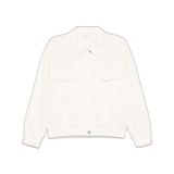 Kadın Çentik Yaka Cep Detaylı Düğme Kapamalı Regular Fit Beyaz Sweatshirt TA5012FS002-10105