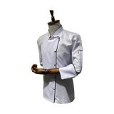 Kadın Chef Aşçı Ceket Beyaz