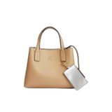 Kadın Çıkarılabilir Mini Askılı ve Cüzdanlı TH Monogram Logolu Bej Omuz Çantası AW0AW18722-RBL