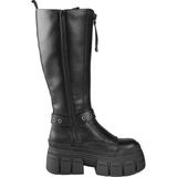 Kadın Çizme 1270131 Buffalo Gospher Bıker Hı - Vegan Nappa -Black - Siyah