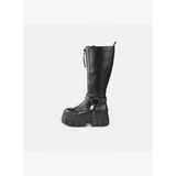 Kadın Çizme 1270131 Buffalo GOSPHER BIKER HI - VEGAN NAPPA -Black