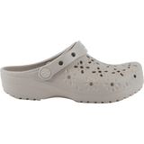 Kadın Crocs Classic Floral Cut Out Clog Terlik 37-38 Bej Renkli Çiçek Deseni ile Şık - Taupe