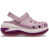 Kadın Crocs Mega Crush Clog Terlik Gül Kurusu Renk Düz Topuklu Hafif ve Konforlu