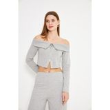 Kadın Crop Hırka Grimelanj - XL