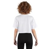 Kadın Crop T-shirt BEYAZ M