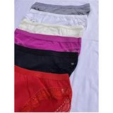 Kadın Dantelli Toparlayıcı Külot 6'lı Set - Çok Renkli - XL