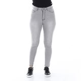 Kadın Dar Paçalı Likralı Kot Pantolon (Gri)) (Gri / 40)