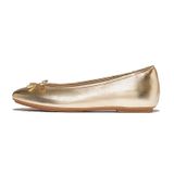 Kadın Delicato Babet IH2-C89/675 FitFlop DELICATO Bow Soft Metallic-Leather Ballerinas