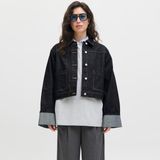 Kadin Denim Ceket - Vega - 01-Mavi - S